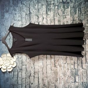 Worthington | Black Fit and Flare Scuba Dress